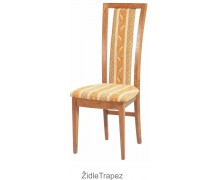 Židle z masivu Trapez