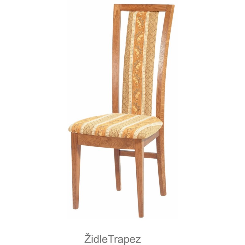Židle z masivu Trapez