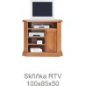 Rustikální stolek TV D (rohový) Monika