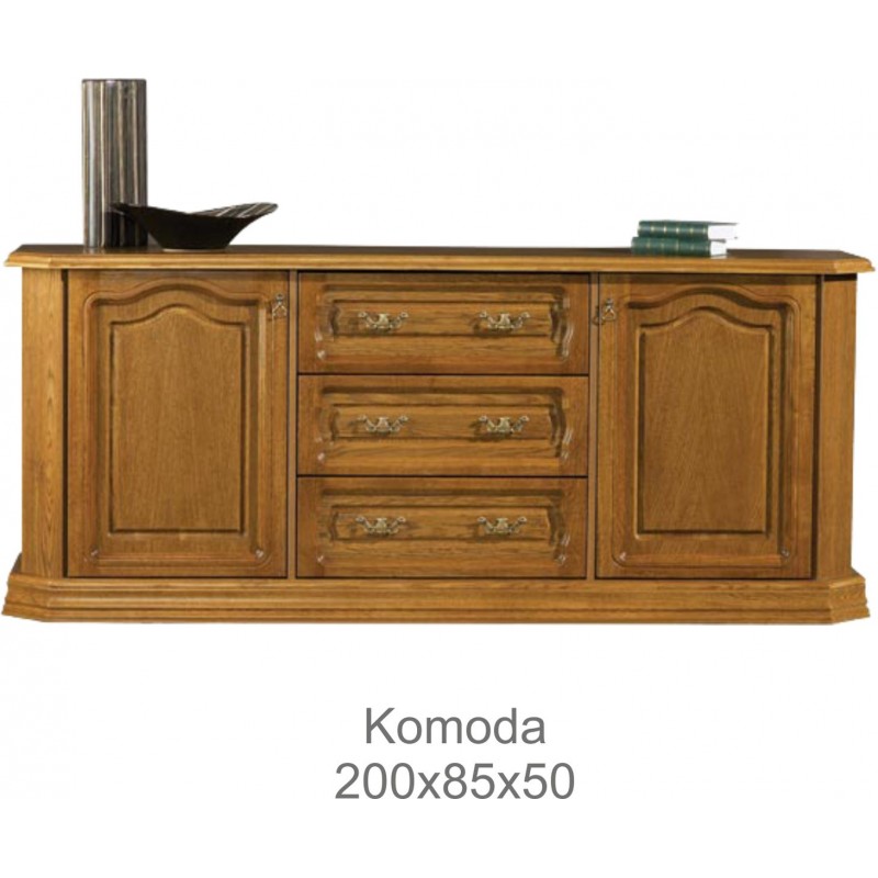 Rustikální komoda 200x85x50 Kinga