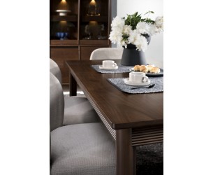 Jídelní stůl s masivními částmi Cantiero 70