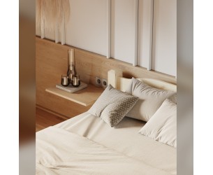 Postel z celomasivu Liva