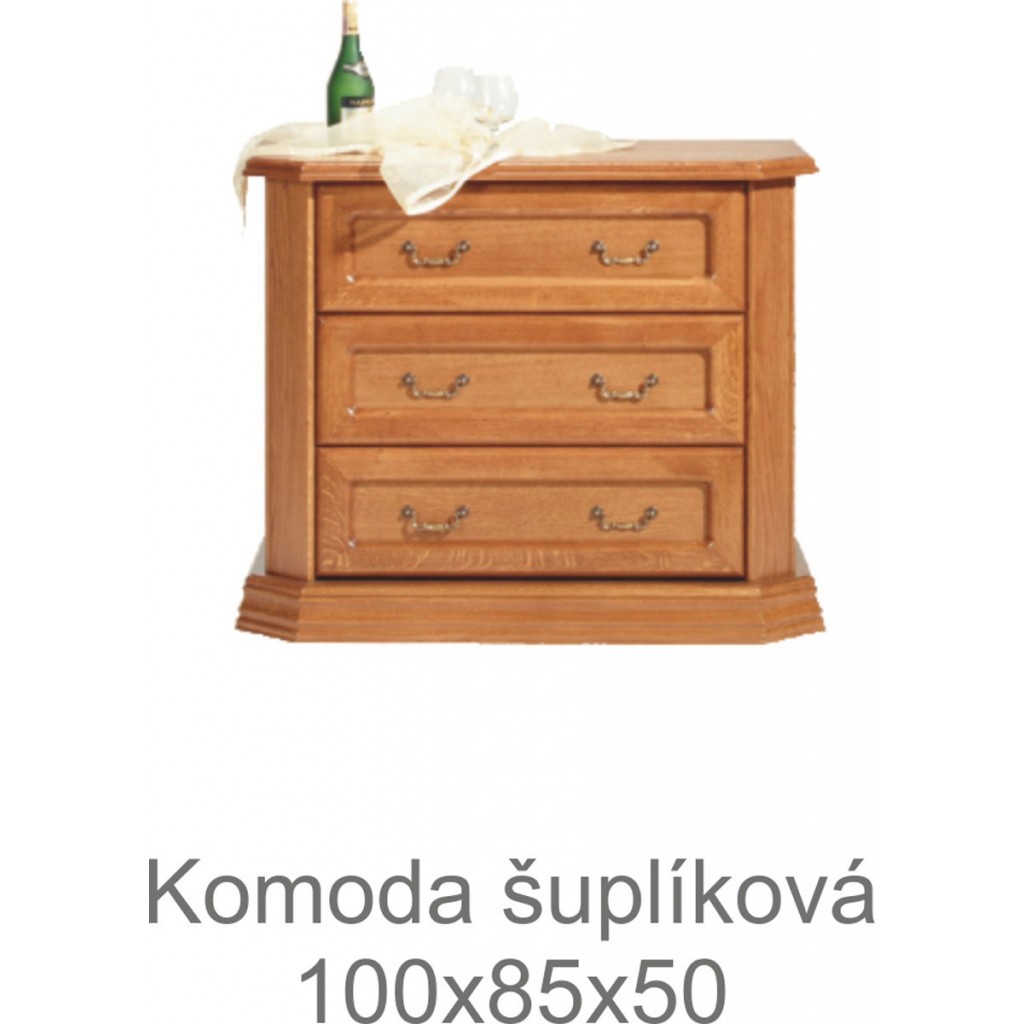 Rustikální komoda šuplíková Monika