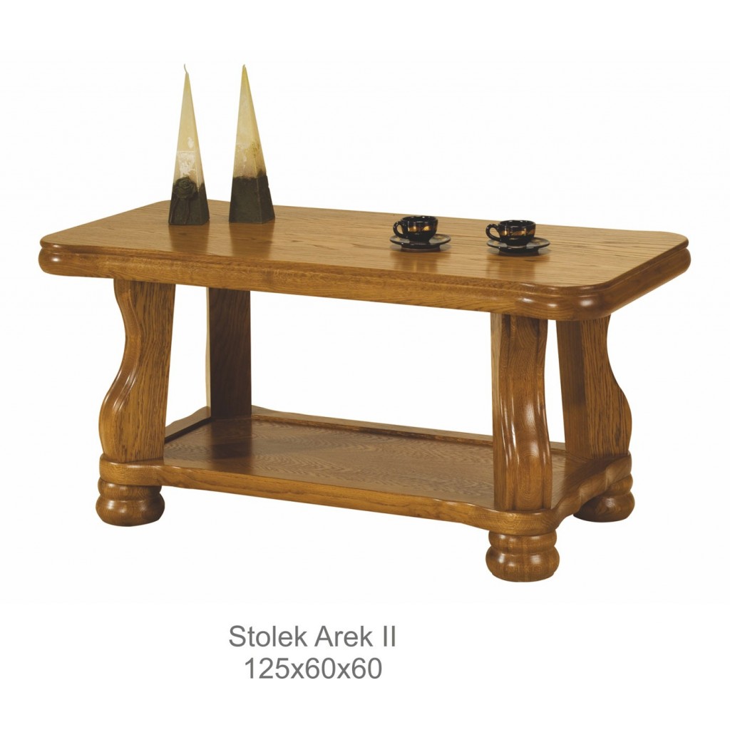Rustikální konferenční stolek z masivu Arek II