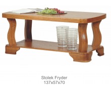 Rustikální konferenční stolek z masivu Fryder